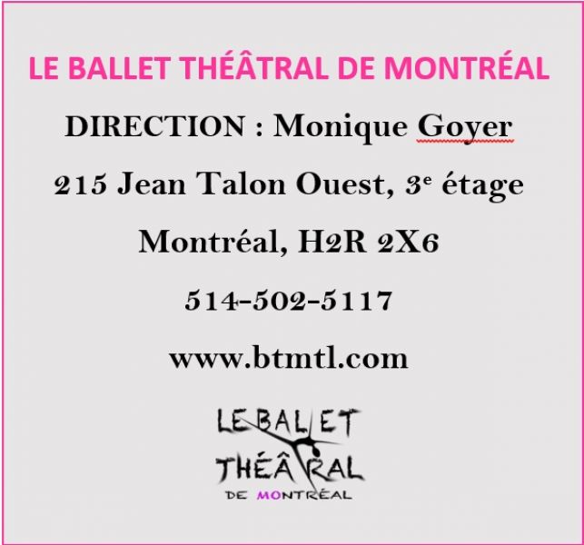 Ballet Theatral de Montreal, Annonce D