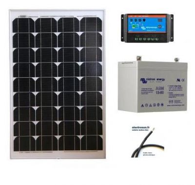 kit photovolta�que autonome 12V 30W 188�
