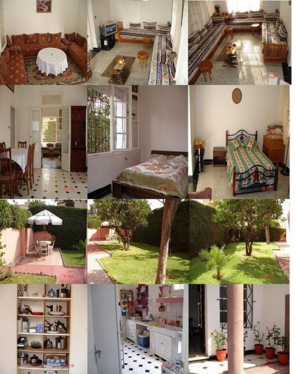 Location vacance villa meubl�e casablanca Maroc � 1200 dhs / nuit GSM : 002126.17.01.66.96 