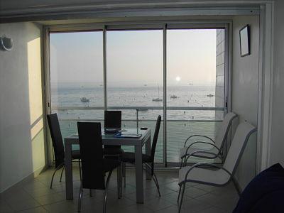 STUDIO CABINE LARGE VUE MER DIRECT PLAGE